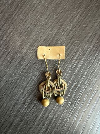Pendientes dorados vintage