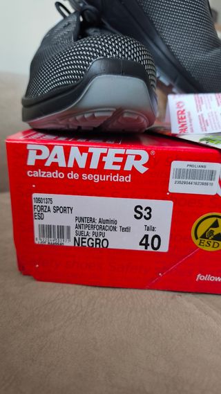 Zapatos seguridad PANTER S3 - 40