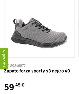 Zapatos seguridad PANTER S3 - 40