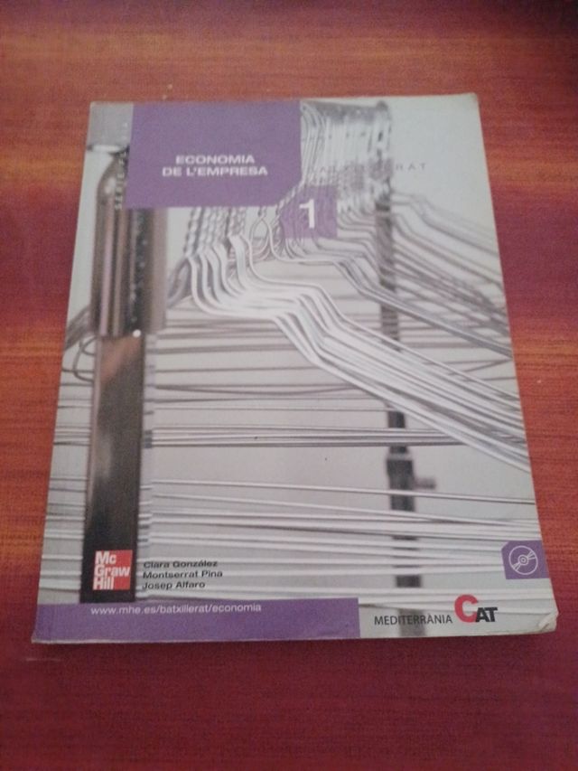 Economia de l'empresa. 1º. Batxillerat. Cataluñ...