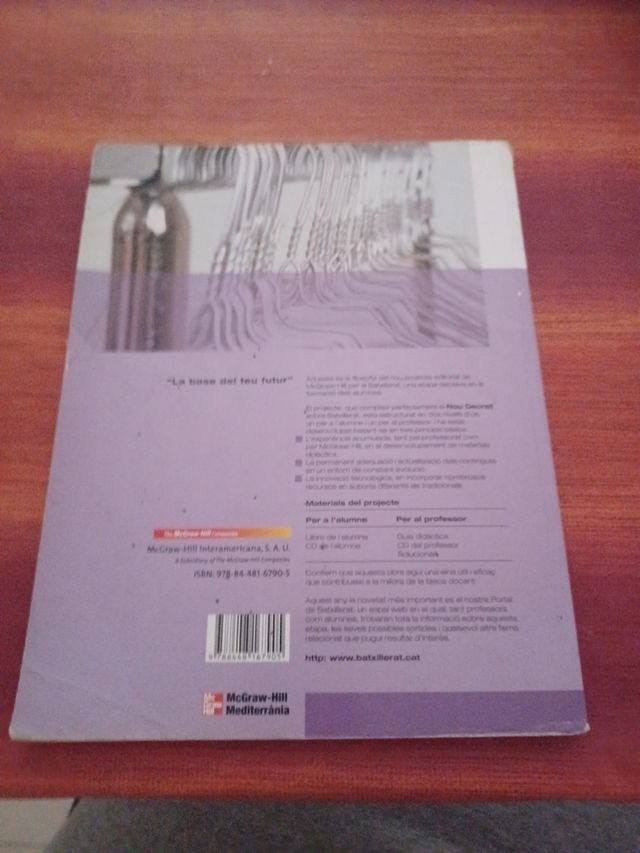 Economia de l'empresa. 1º. Batxillerat. Cataluñ...