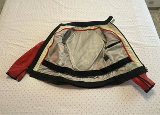 Chaqueta moto piel REV'IT! roja