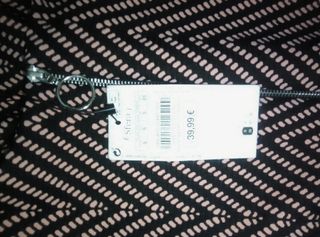 Vestido Sfera negro y rosa - Talla S