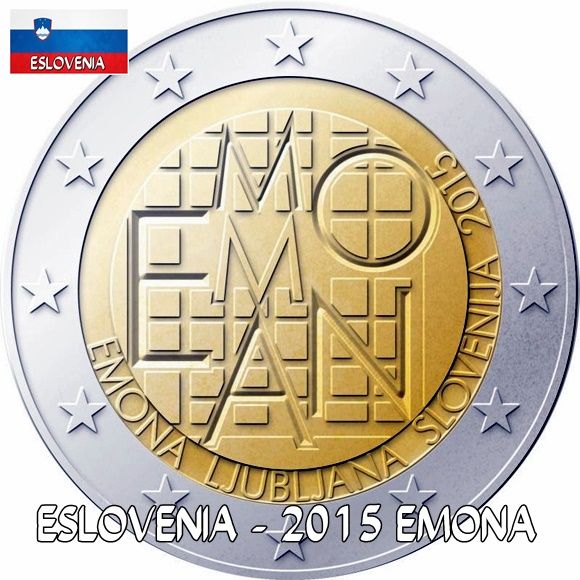 Moneda 2€ Eslovenia 2015 Emona