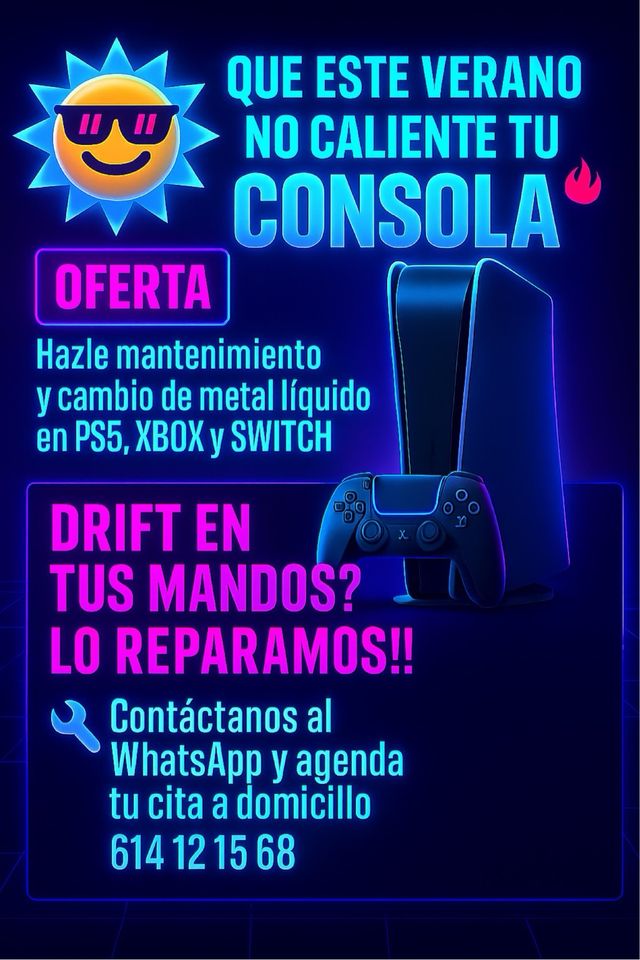 PlayStation 5 MANTENIMIENTO cambio metal liquido