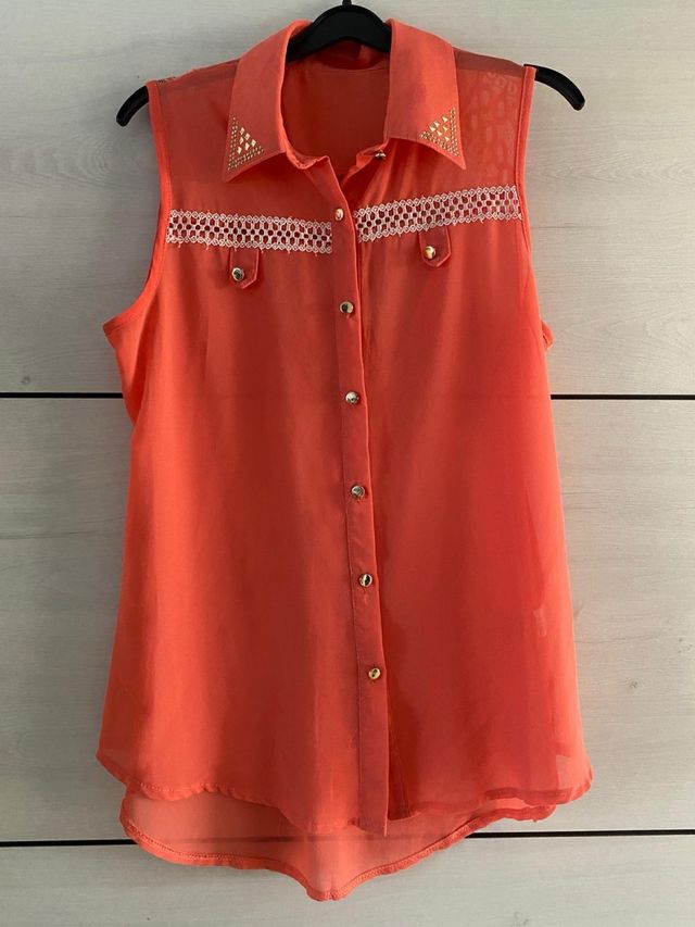 Camisa gasa coral talla unica
