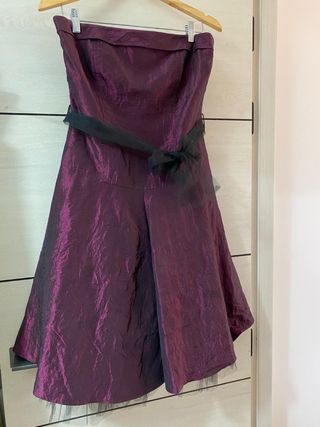Vestido fiesta morado