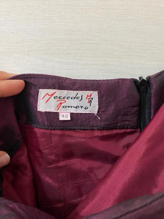 Vestido fiesta morado