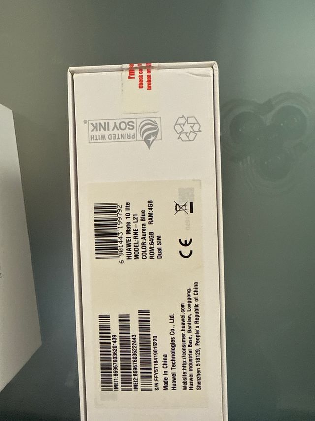 2x Huawei Mate 10 Lite - scatole impeccabili