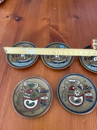 5 piattini Greci Kallitechnik, 