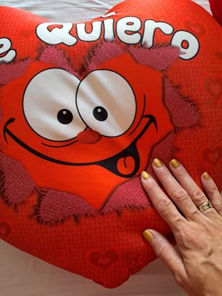 Cojín corazón gigante - Te Quiero