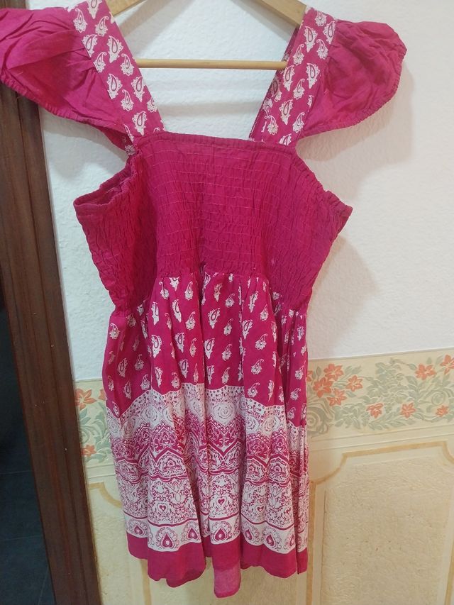 Vestido rosa verano - talla única