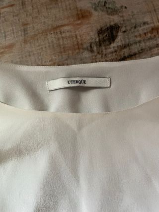Blusa seda Uterqüe M
