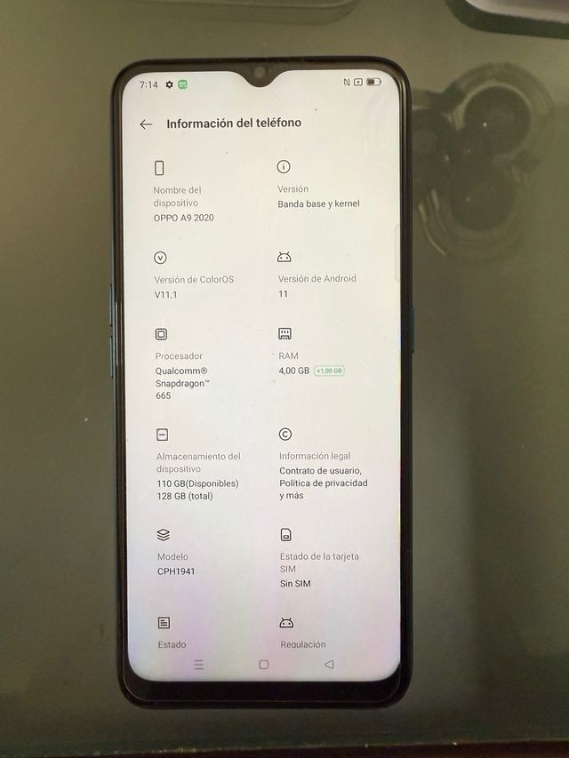 Mobil OPPOA9 2020 blu - cellulare