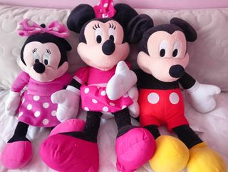 3 Muñecos Mickey Mouse Disney