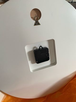 regalo di Natale Orologio da parete bianco strass