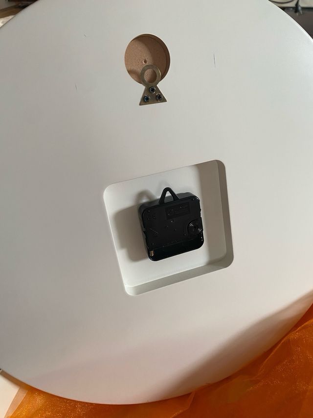 regalo di Natale Orologio da parete bianco strass