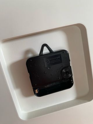 regalo di Natale Orologio da parete bianco strass