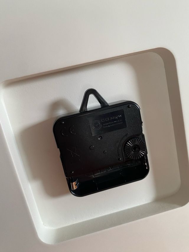 regalo di Natale Orologio da parete bianco strass