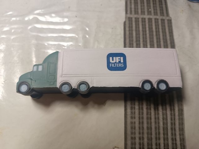 Camioncino con logo UFI Filters antistress