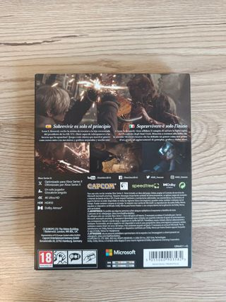 Resident Evil 4 Remake Xbox Series X Steel Book
