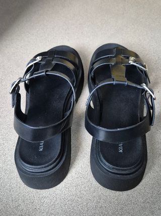 Sandalias plataforma (Estilo Gladiator, Chunky)
