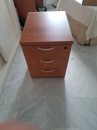 Cajonera madera 3 cajones 