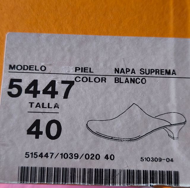 Zapatos Pielsa blancos mujer