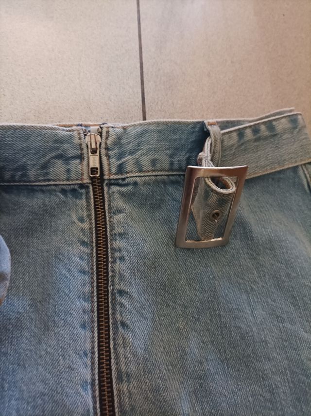 Mini Falda Vaquera Topshop - Talla 38