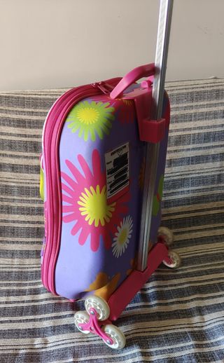 Maleta - mochila infantil con ruedas para niña