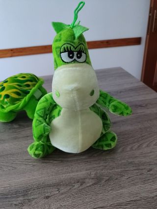2 Peluche Tartarugha e Drago.
