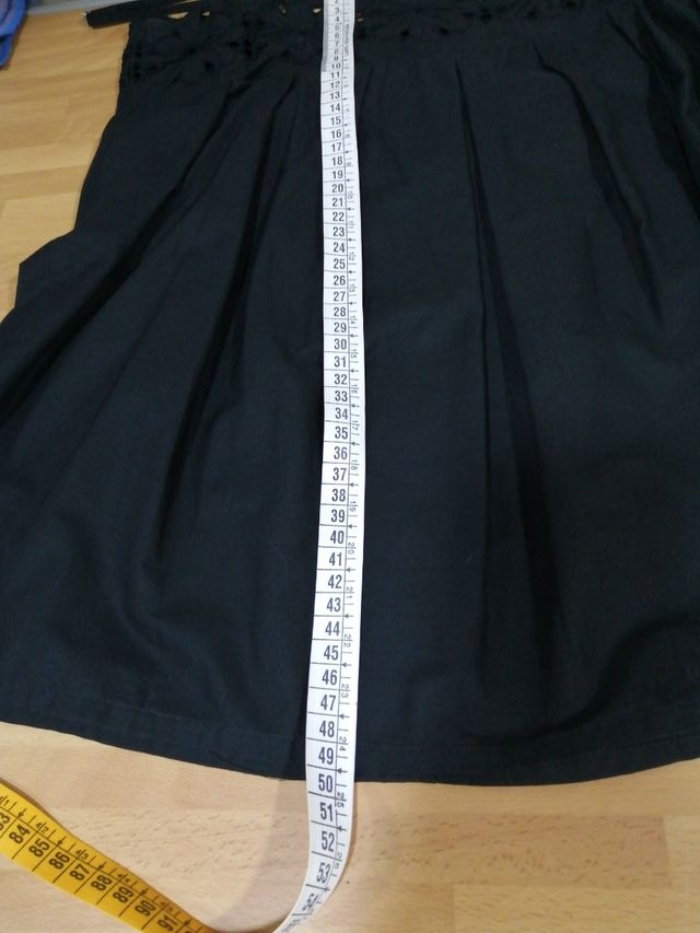 Blusa negra tirantes - algodon