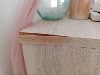 Mueble TV salón - blanco y marrón