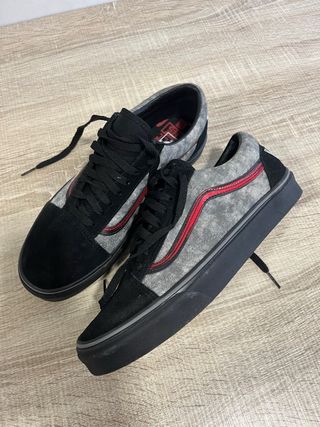 VANS Old Skool grises y negras