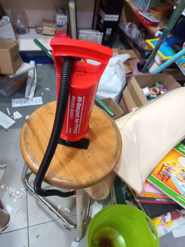 Inflador de aire manual antiguo