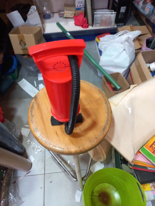 Inflador de aire manual antiguo