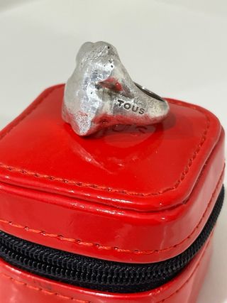 Anillo Tous oso Duna plata