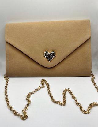 Bolso de fiesta beige