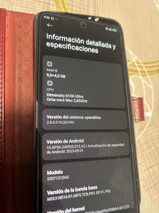 Xiaomi 12T 256GB - ¡Como nuevo!