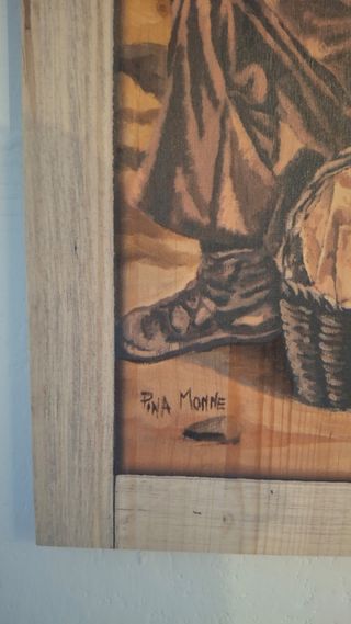 Quadro in legno Birra Ichnusa 