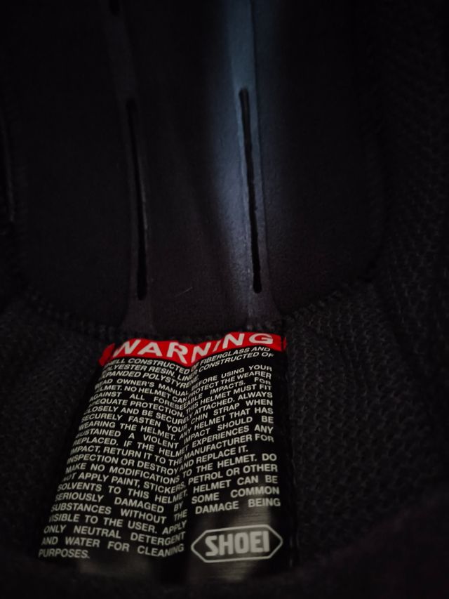 Shoei NXR2 Matt Black, interpone