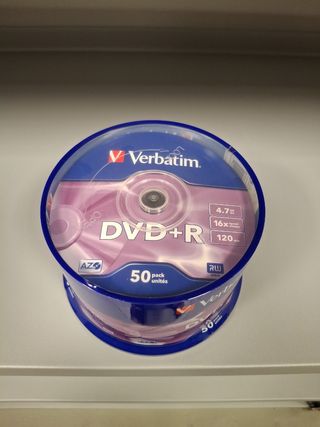 50 DVD+R Verbatim 16x