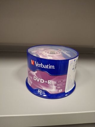 50 DVD+R Verbatim 16x