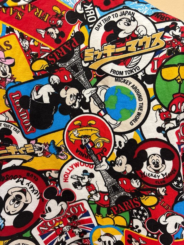 Vestido Zara Mickey Mouse multicolor