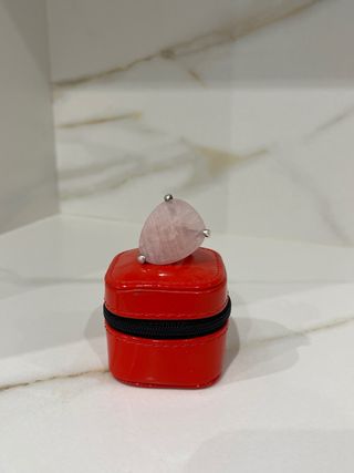 Anillo Tous cuarzo rosa | Plata