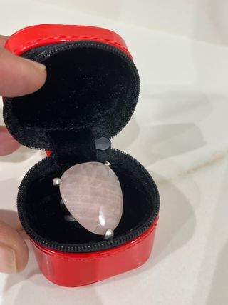 Anillo Tous cuarzo rosa | Plata