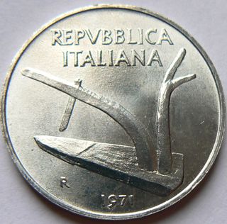10 lire 1971 nuova - fior di conio FDC