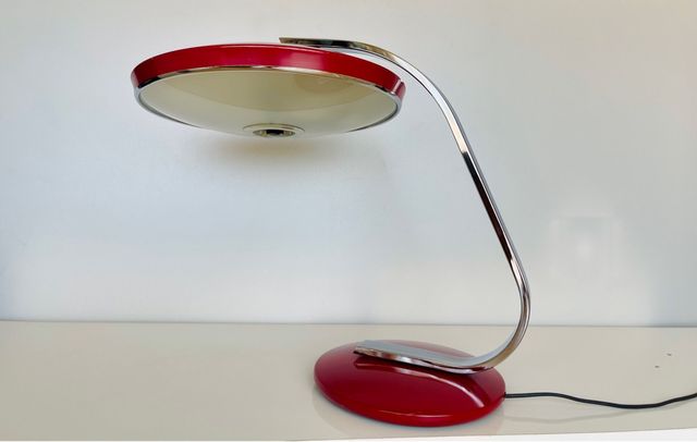 Lampara Fase 520 roja vintage