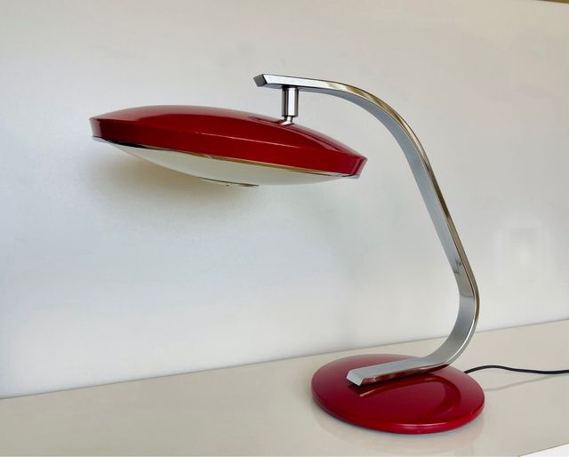 Lampara Fase 520 roja vintage