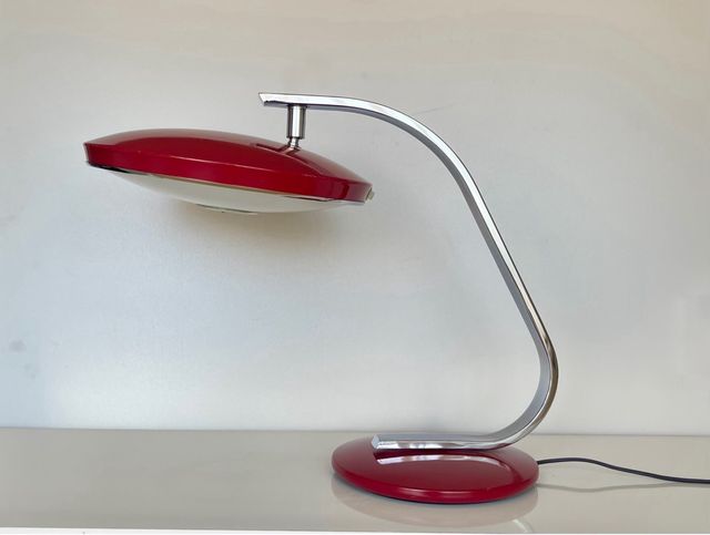 Lampara Fase 520 roja vintage
